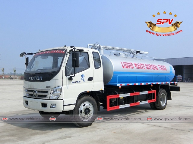 One more  liquid waste disposal truck Foton (10,000 liters) shipping to Ethiopia